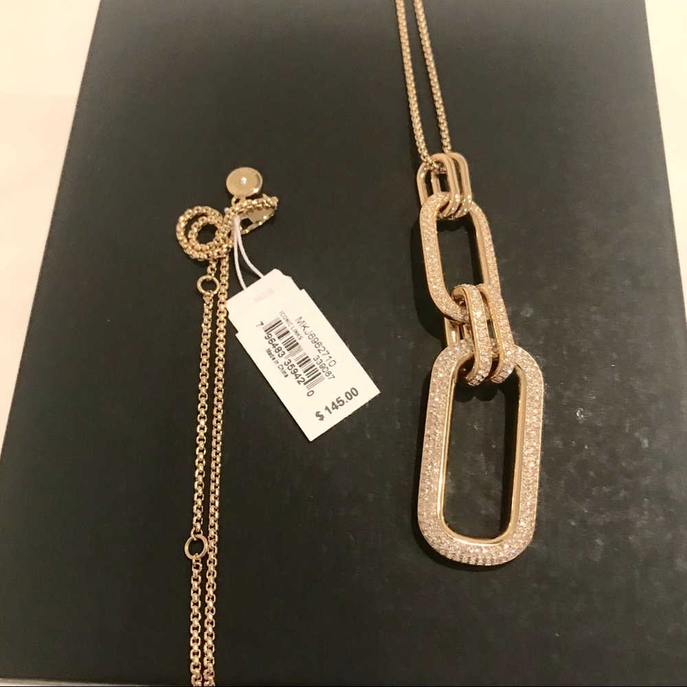 SOLD ‼️Authentic MK gold tone iconic link necklace - Picture 5 of 8